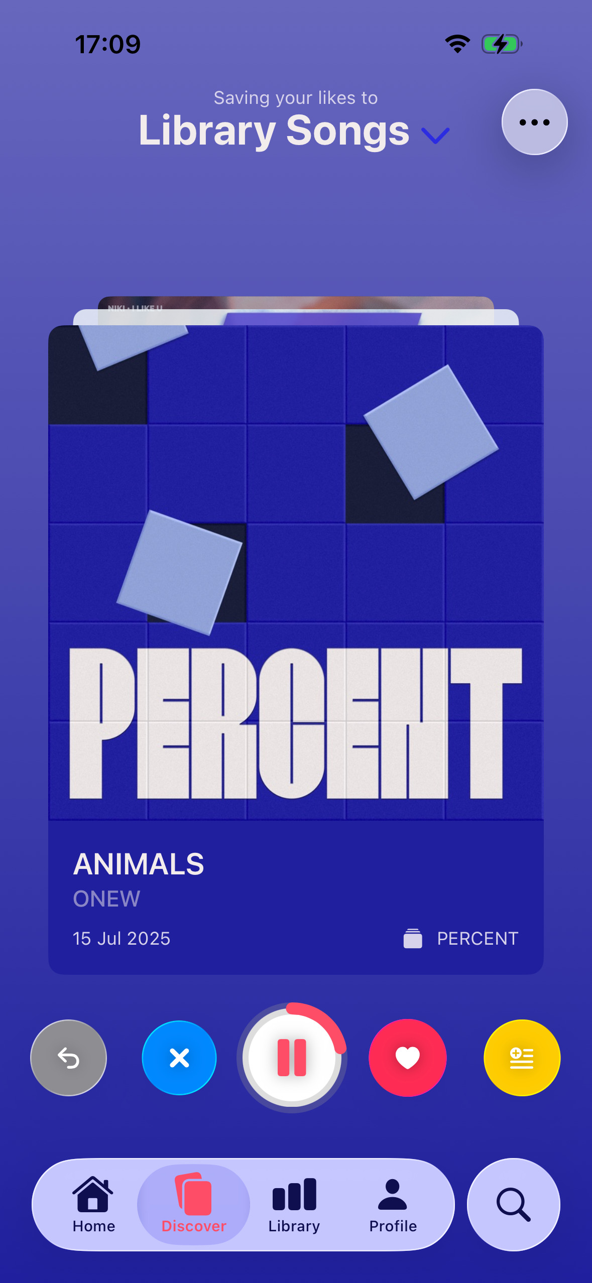Music player - PERCENT by ANIMALS
